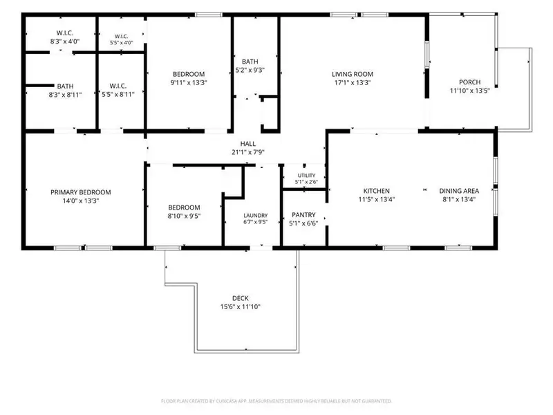 2D floor plan layout of this home in , Demorest, GA (Image 3). 2D floor plan layout of this home in , Demorest, GA (Image 3).