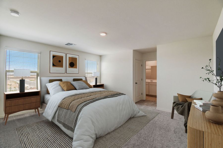 Representative furnished interior of a home built from the Spectra by Starlight Homes in Hawks Run, Kissimmee (Image 5).