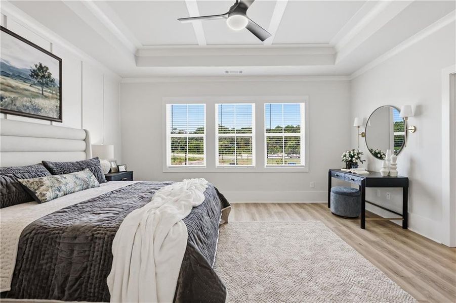 Furnished interior view inside a new home in , Braselton (Image 42).