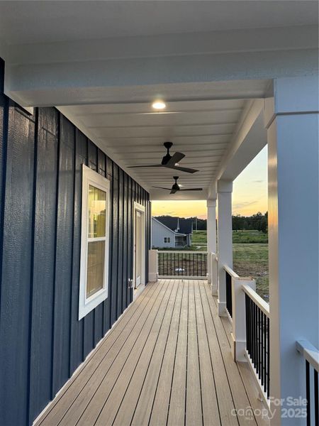 Upper covered porch Upper covered porch