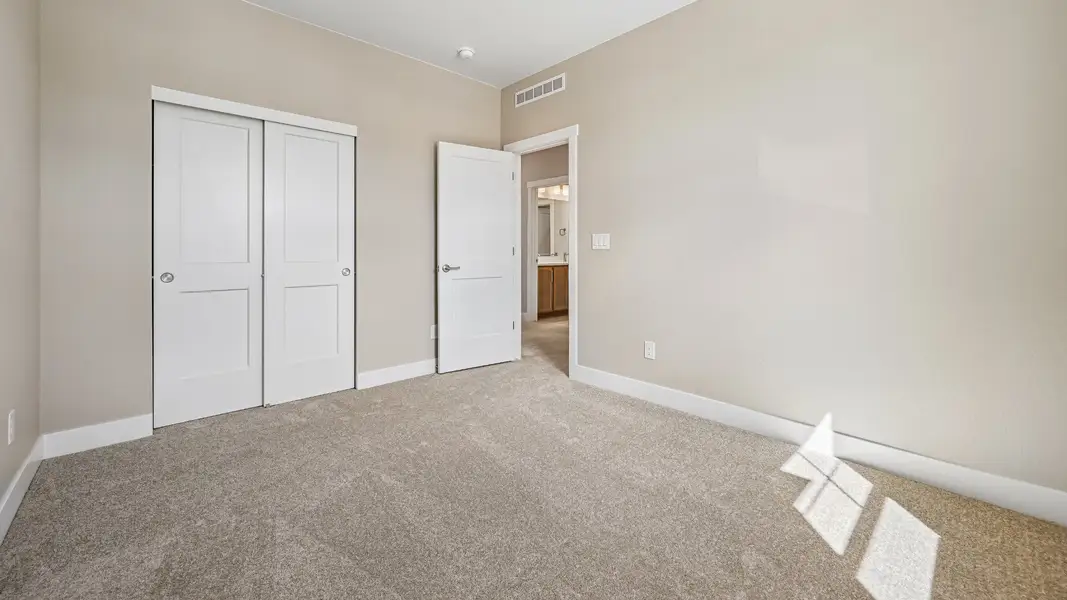 Versatile bedroom suited for a variety of lifestyle needs