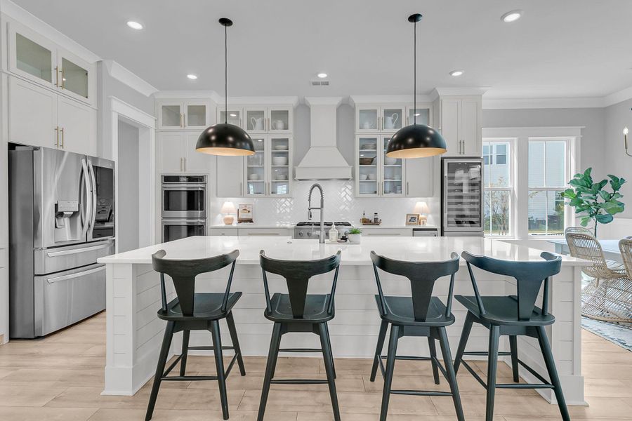 Furnished interior view inside a new home in Carolina Park: Riverside, Mount Pleasant (Image 70). Furnished interior view inside a new home in Carolina Park: Riverside, Mount Pleasant (Image 70).
