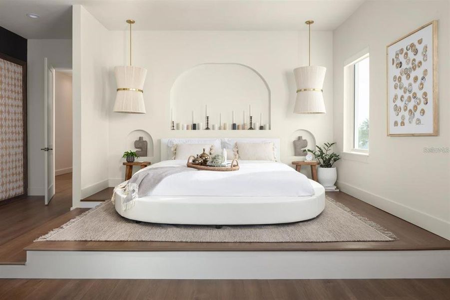 Furnished interior view inside a new home in , Treasure Island (Image 7).