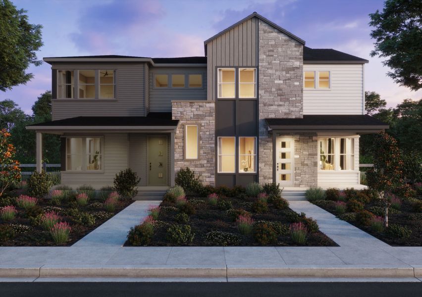 Representative exterior photo of a completed home built from the 3 by Trumark Homes in Trumark Homes at Sterling Ranch, Littleton, CO (Image 28).