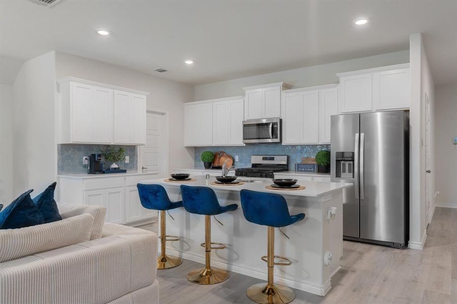 Furnished interior view inside a new home in Fireside by the Lake, Garland (Image 18). Furnished interior view inside a new home in Fireside by the Lake, Garland (Image 18).