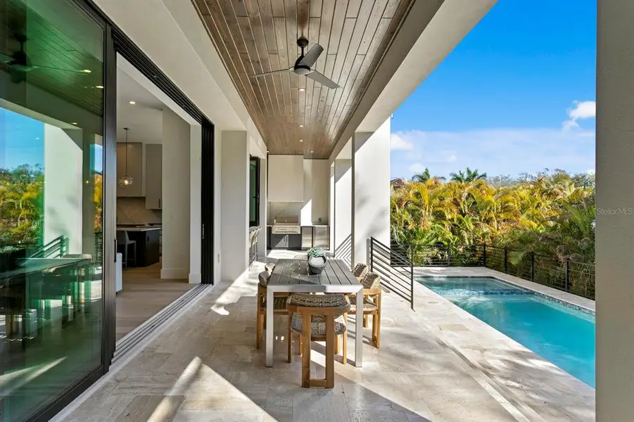 Exterior details and patio area of a home in , Tampa (Image 1). Exterior details and patio area of a home in , Tampa (Image 1).