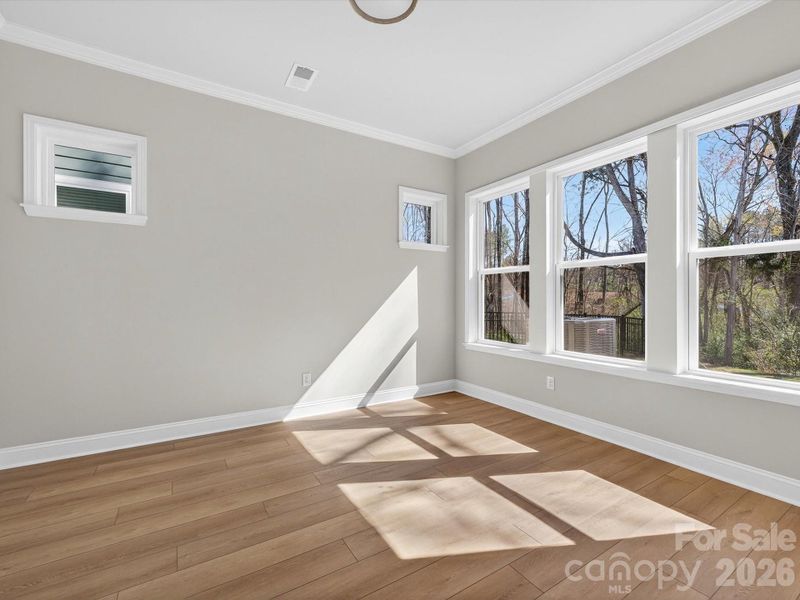 Spacious, unfurnished interior of a new home in North Creek Village, Huntersville (Image 29).
