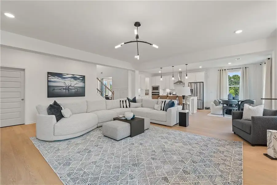 Furnished interior view inside a new home in Westwind Estates, Hampton (Image 10).