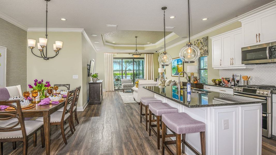 Furnished interior view inside a new home in Canoe Creek, Parrish (Image 8).