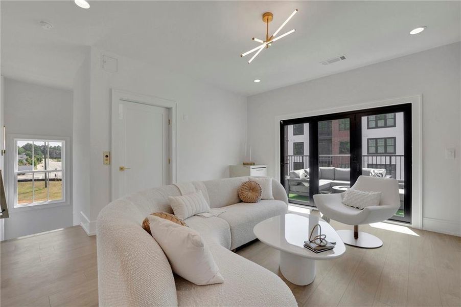 Furnished interior view inside a new home in , Sugar Hill (Image 16).