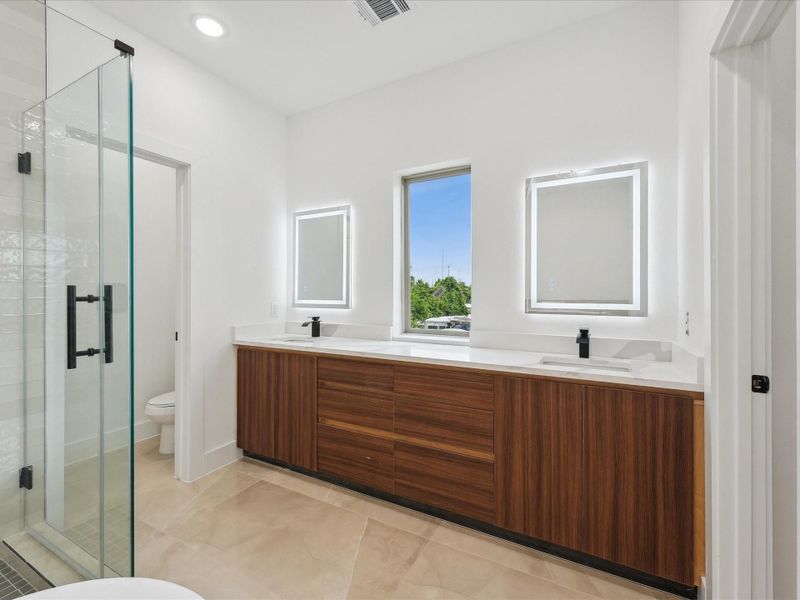 Furnished interior view inside a new home in , Houston (Image 5).