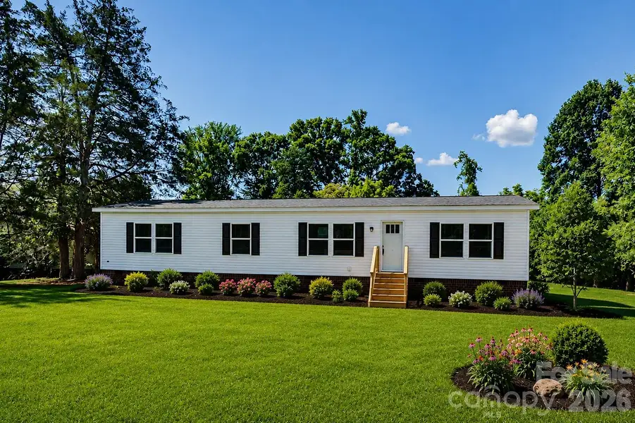 Virtually staged front of home Virtually staged front of home
