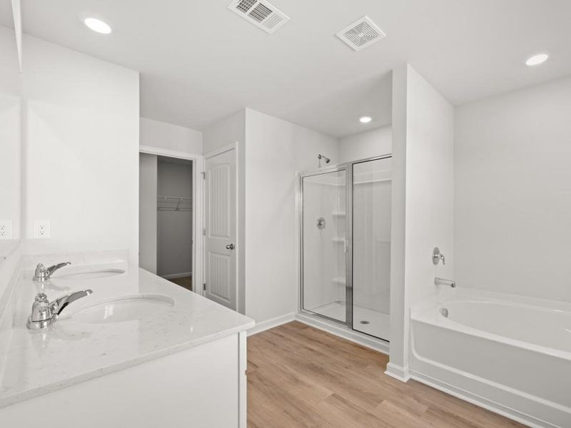 Furnished interior view inside a new home in Hughes Court, Dawsonville (Image 6).