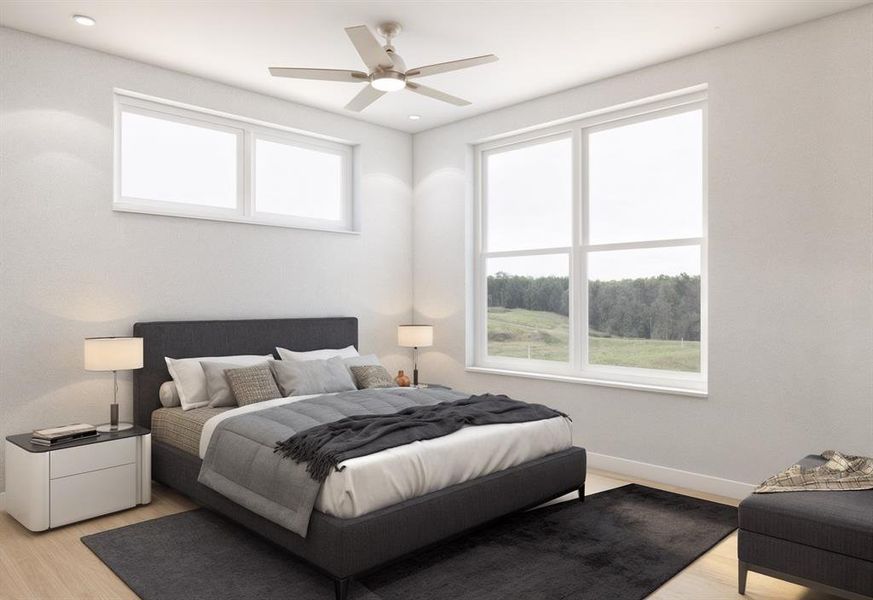 Furnished interior view inside a new home in , Dallas (Image 13).