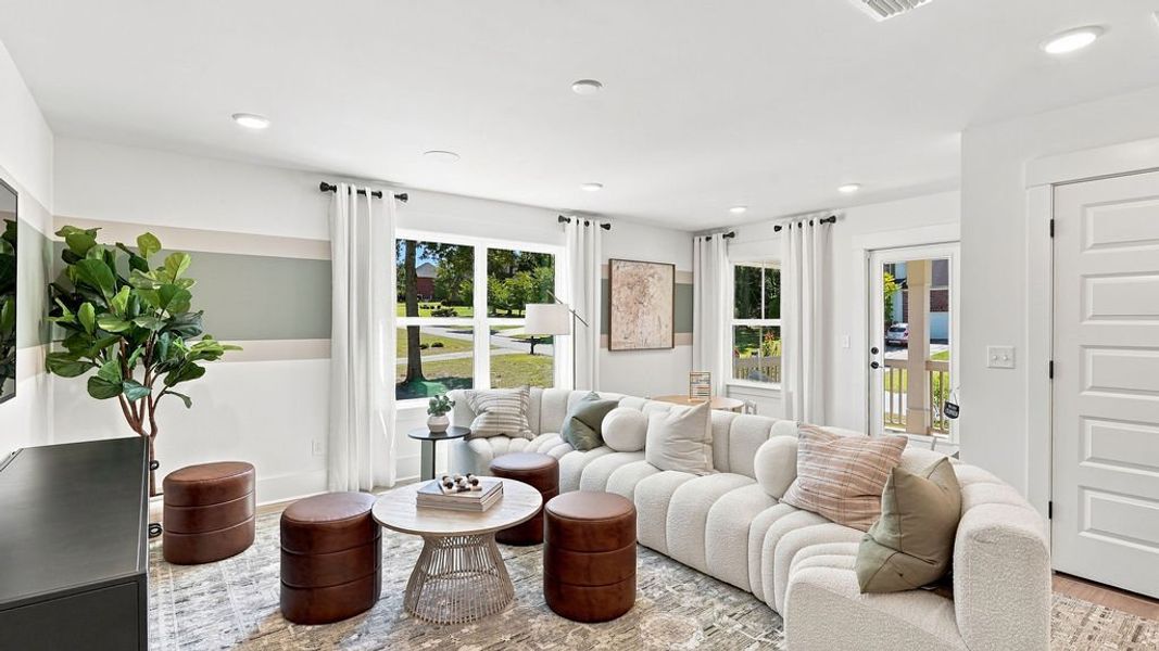 Representative furnished interior of a home built from the Vanderbilt by Pulte Homes in Fishers Wood, Columbia (Image 51).
