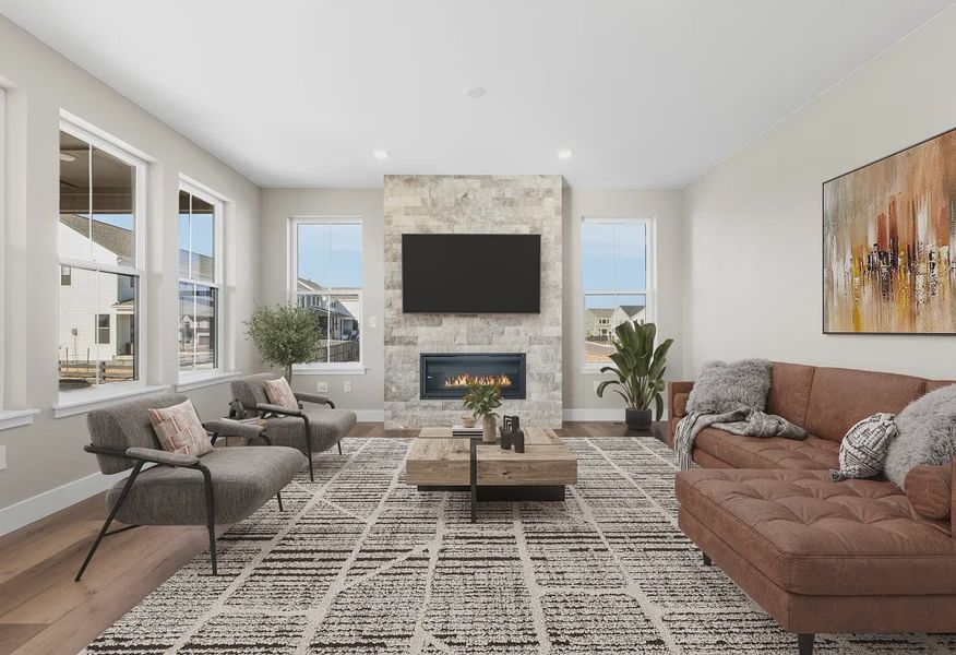 Homesite 262 Great Room - Virtually Staged - 2 of 13 Homesite 262 Great Room - Virtually Staged - 2 of 13