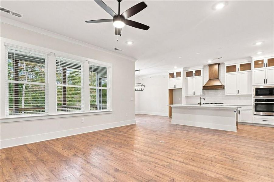 Spacious, unfurnished interior of a new home in , Ellijay (Image 58).