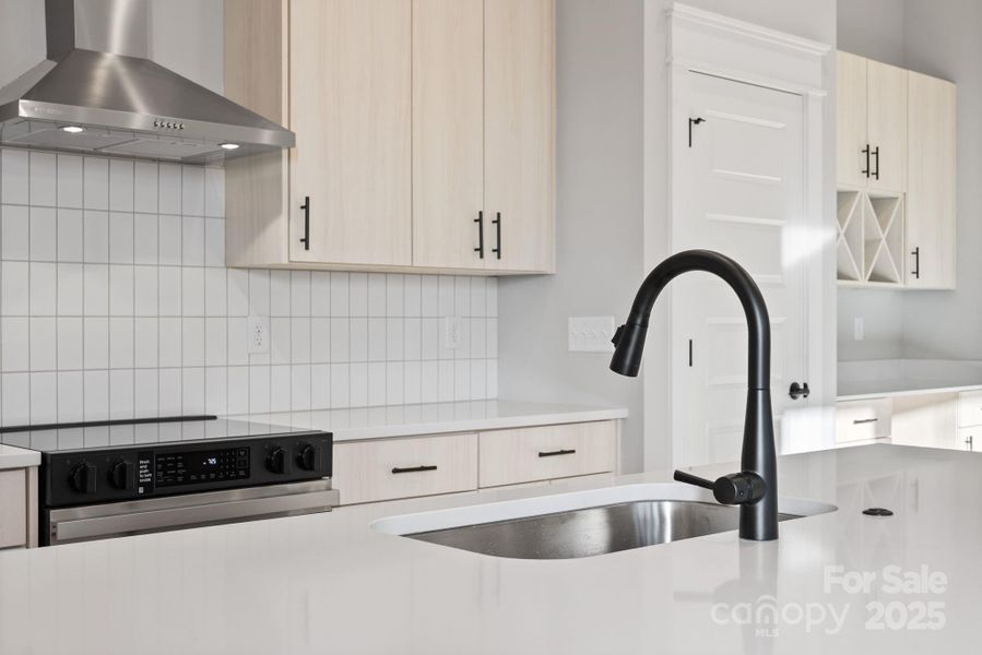 Close-up of interior finishes inside a home in , Asheville (Image 11).