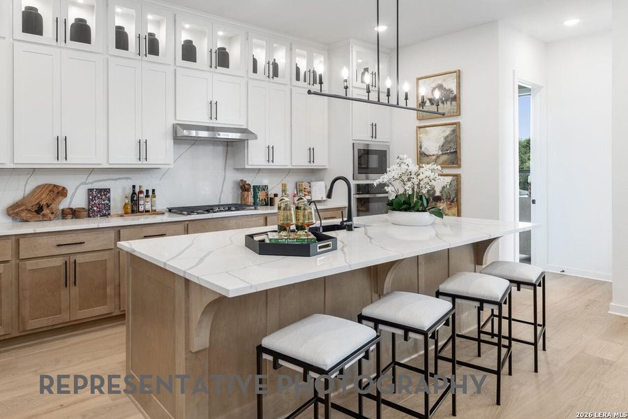 Furnished interior view inside a new home in Alsatian Oaks, Castroville (Image 12). Furnished interior view inside a new home in Alsatian Oaks, Castroville (Image 12).