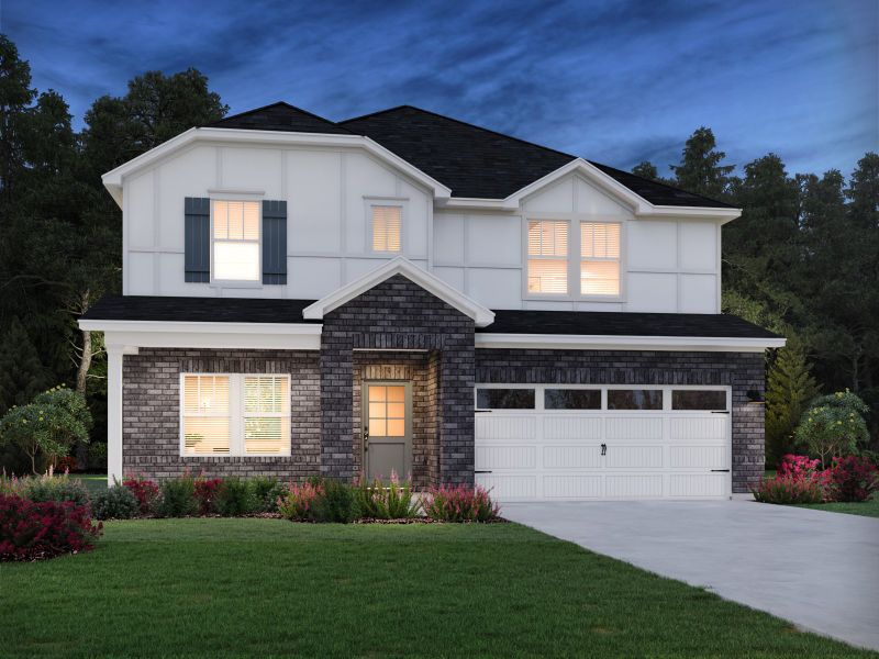 Representative exterior photo of a completed home built from the Sherwood by Meritage Homes in Brighton Springs, York, SC (Image 20).