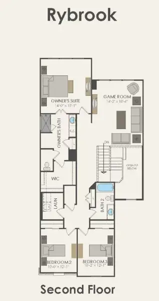 Pulte Homes, Rybrook/Q floor plan