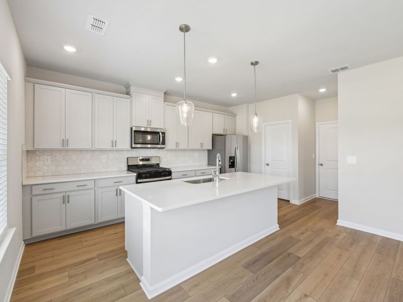 Furnished interior view inside a new home in Preserve at Mountain Creek, Pendergrass (Image 3).
