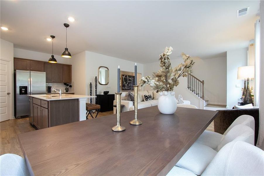 Furnished interior view inside a new home in Harvest Park, Decatur (Image 11).