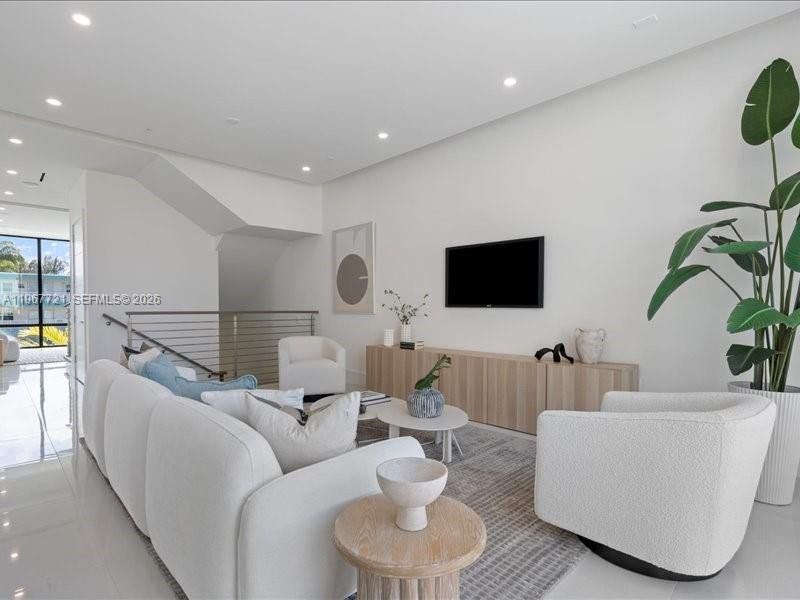 Furnished interior view inside a new home in Koya Bay, North Miami Beach (Image 9).