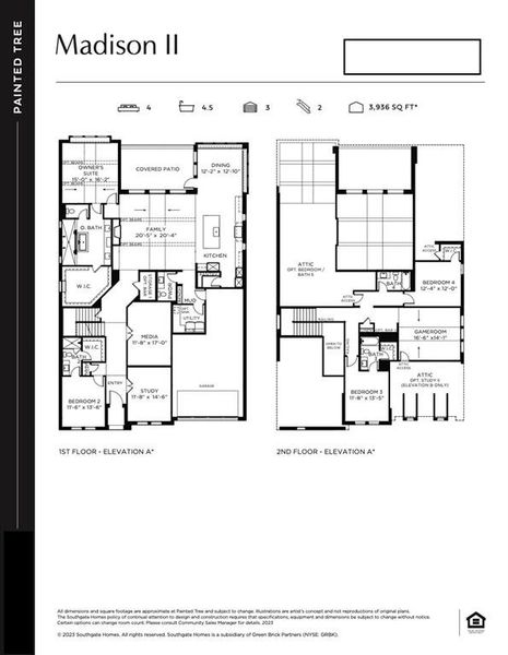 Featuring a fantastic layout with main floor guest suite, dreamy owner's suite and entertaining space everywhere you look, our Madison II floor plan is a winner!