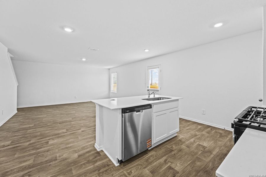 Furnished interior view inside a new home in Preserve at Medina, Von Ormy (Image 4).