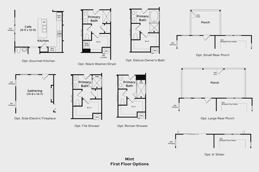 2D floor plan layout of this home in Oakmont Manor, Oxford, NC (Image 3).