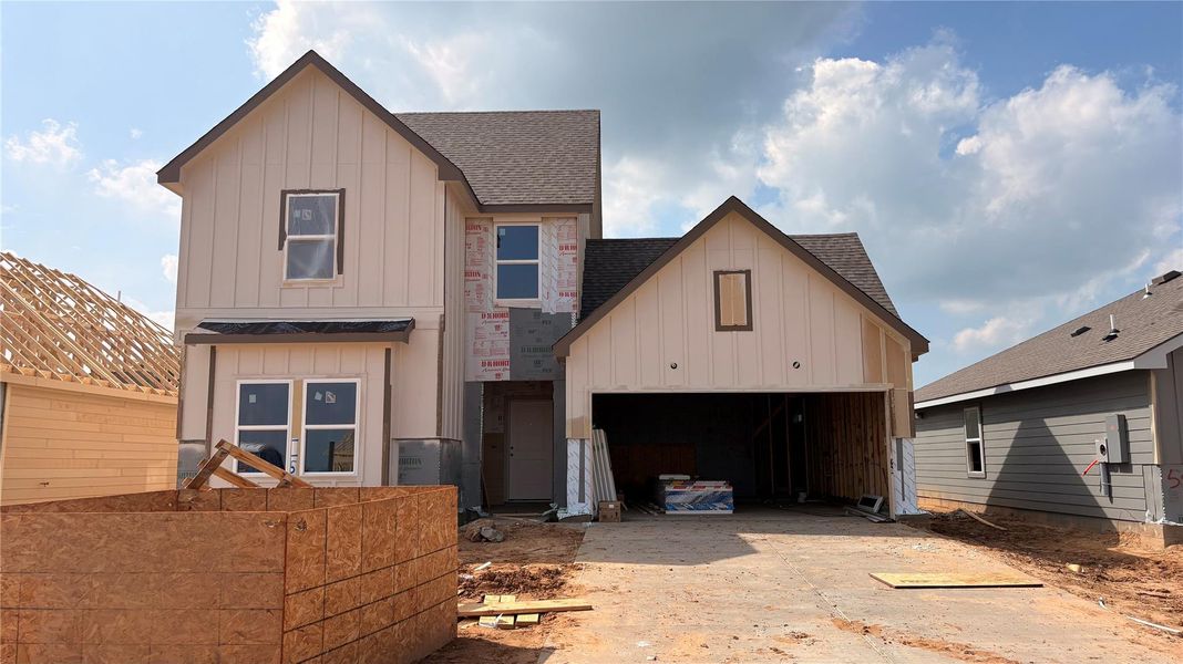 In-progress construction of a new home in Pleasant Hill, Bryan, TX (Image 16).