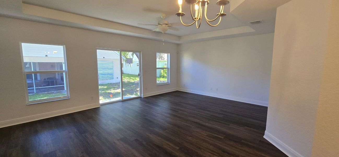 Finished Living Family Room Show Purpose