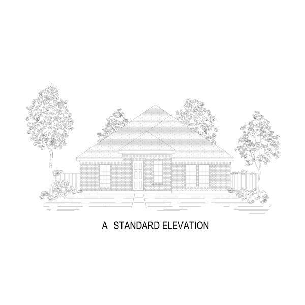 Representative rendering of the exterior for the Bachman 40 R-CW by First Texas Homes (Image 1). Representative rendering of the exterior for the Bachman 40 R-CW by First Texas Homes (Image 1).