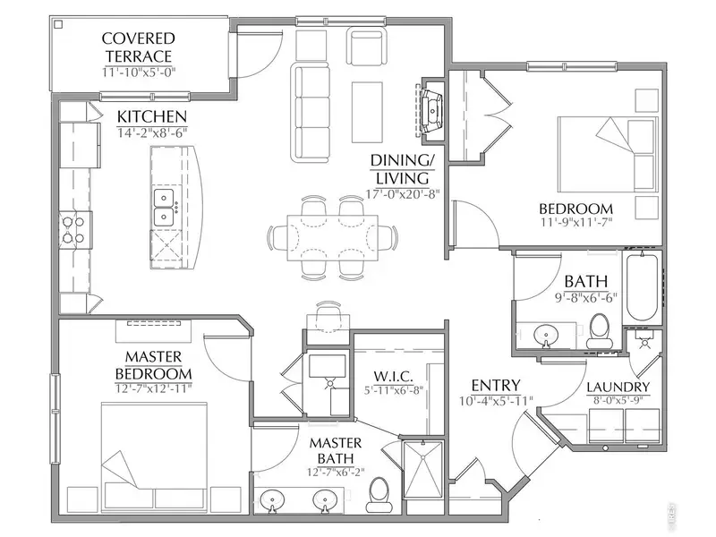 2D floor plan layout of this home in , Longmont, CO (Image 3).