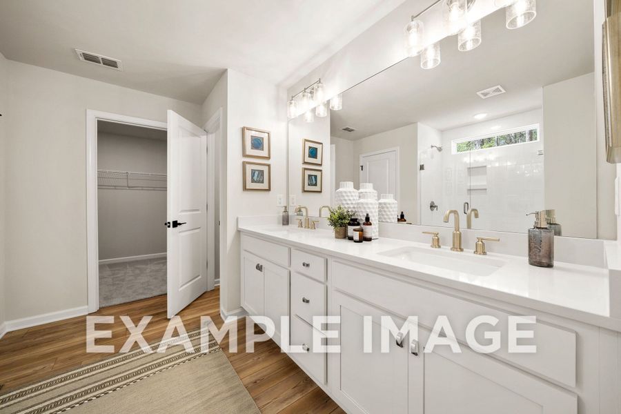 Representative furnished interior of a home built from the The Hickory B by Davidson Homes LLC in Cedar Farms, Winder (Image 32).