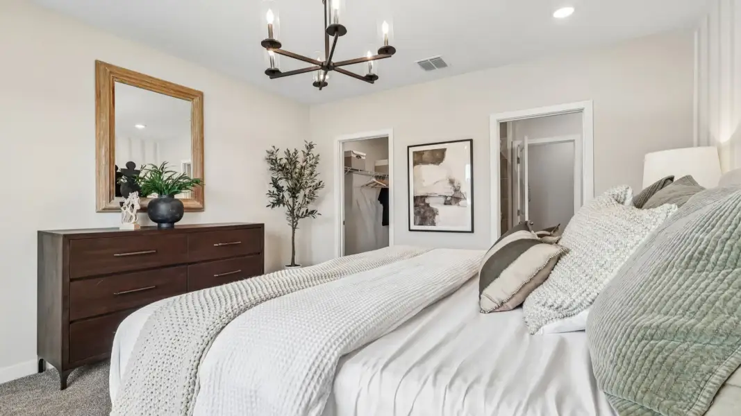 Flagler Floor Plan Primary Suite with en suite bath by DRB Homes in Willowbrook North New Homes in Winter Haven Florida