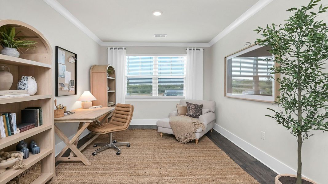 Furnished interior view inside a new home in Cross Creek, Lexington (Image 27). Furnished interior view inside a new home in Cross Creek, Lexington (Image 27).