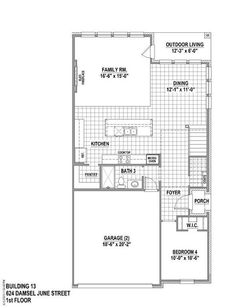 1st Level Floor Plan