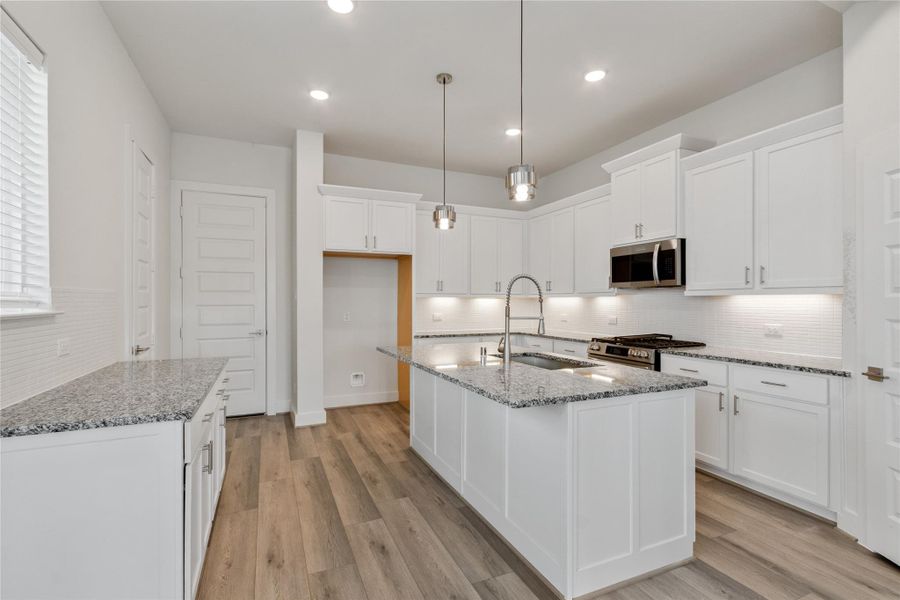 Furnished interior view inside a new home in Shady Acres, Houston (Image 12). Furnished interior view inside a new home in Shady Acres, Houston (Image 12).