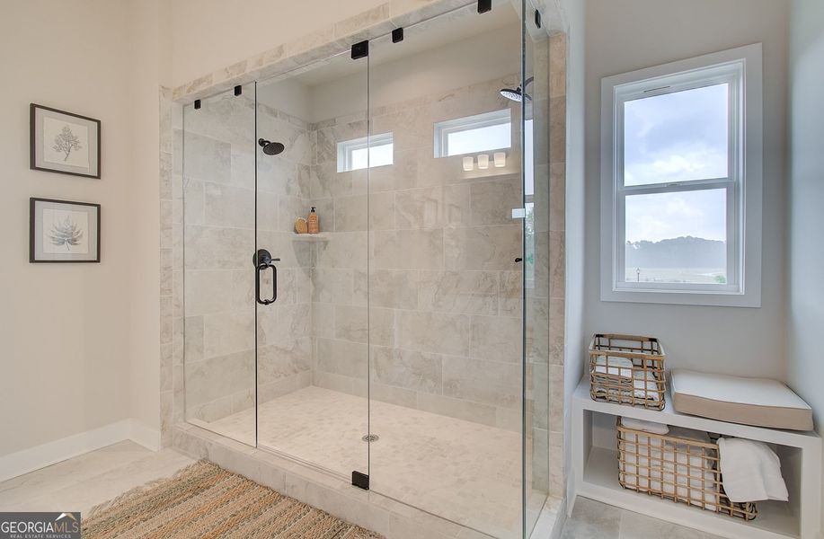 Furnished interior view inside a new home in Rosewood Lake Estates, Hoschton (Image 50).