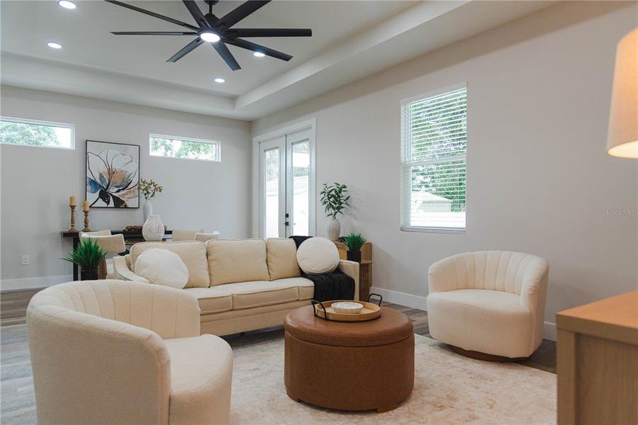 Furnished interior view inside a new home in , Tampa (Image 13). Furnished interior view inside a new home in , Tampa (Image 13).