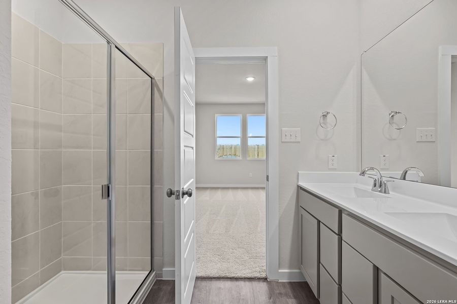 Furnished interior view inside a new home in Summerlin, San Antonio (Image 6).