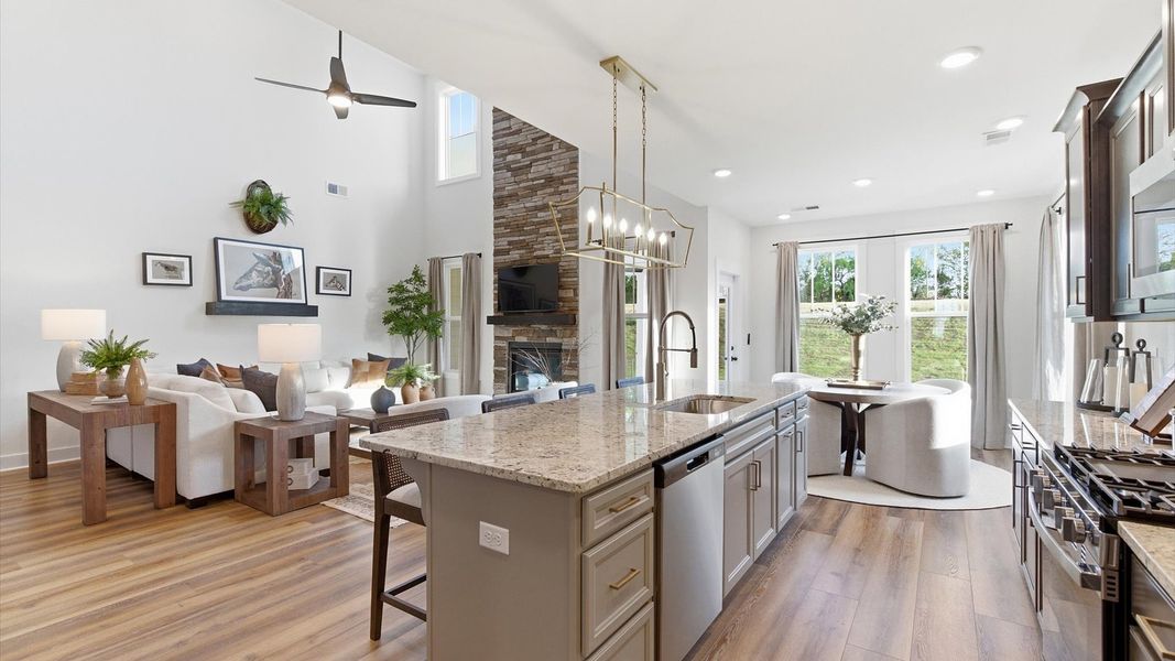 Representative furnished interior of a home built from the Kendrick by DRB Homes in Benjamin's Grove, Woodruff (Image 14). Representative furnished interior of a home built from the Kendrick by DRB Homes in Benjamin's Grove, Woodruff (Image 14).