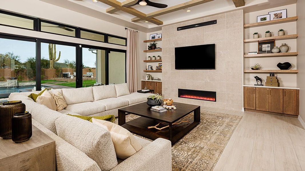 Representative furnished interior of a home built from the Alder by Taylor Morrison in Verdin Capstone Collection, Phoenix (Image 6).