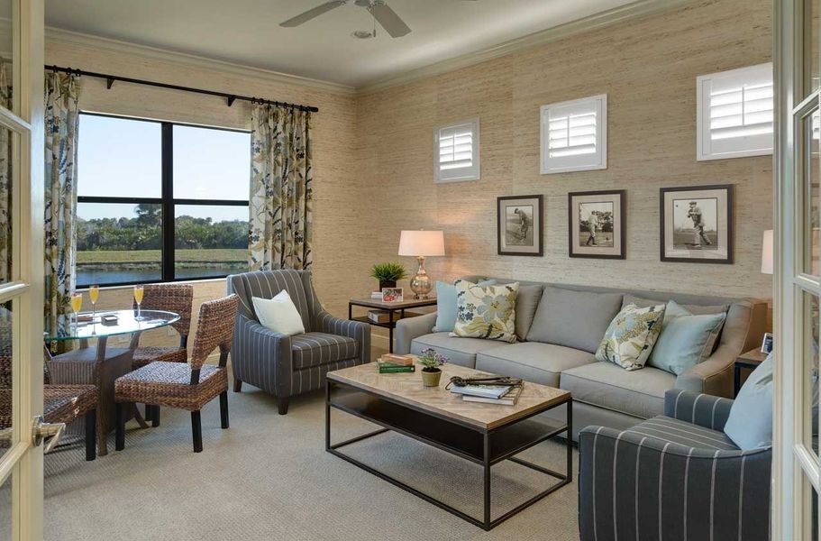 Representative furnished interior of a home built from the Sanibel by Neal Communities in Grand Palm, Venice (Image 11). Representative furnished interior of a home built from the Sanibel by Neal Communities in Grand Palm, Venice (Image 11).