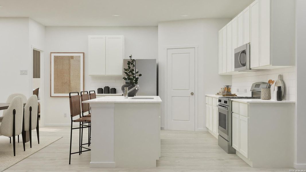 Furnished interior view inside a new home in Stone Garden, Elmendorf (Image 9). Furnished interior view inside a new home in Stone Garden, Elmendorf (Image 9).