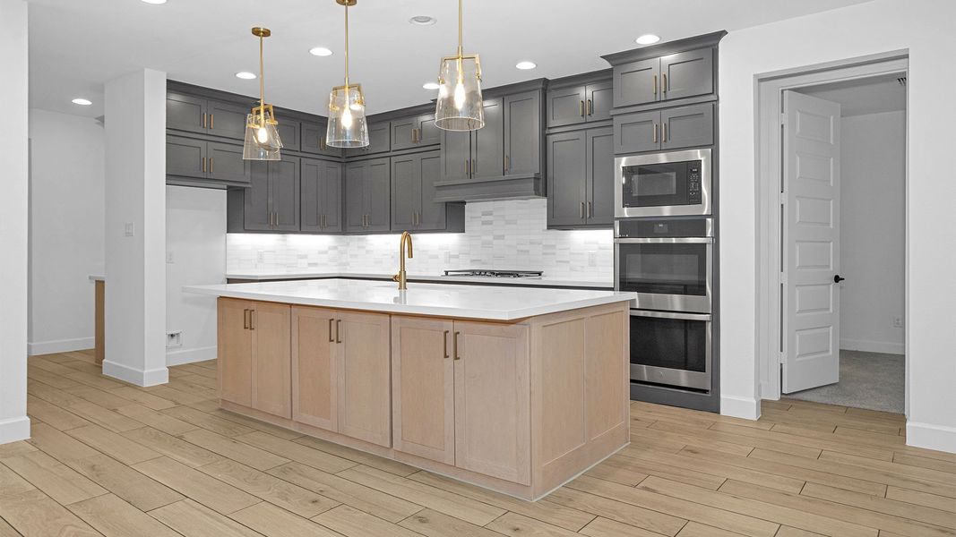 Furnished interior view inside a new home in The Woodlands Hills, Willis (Image 8).