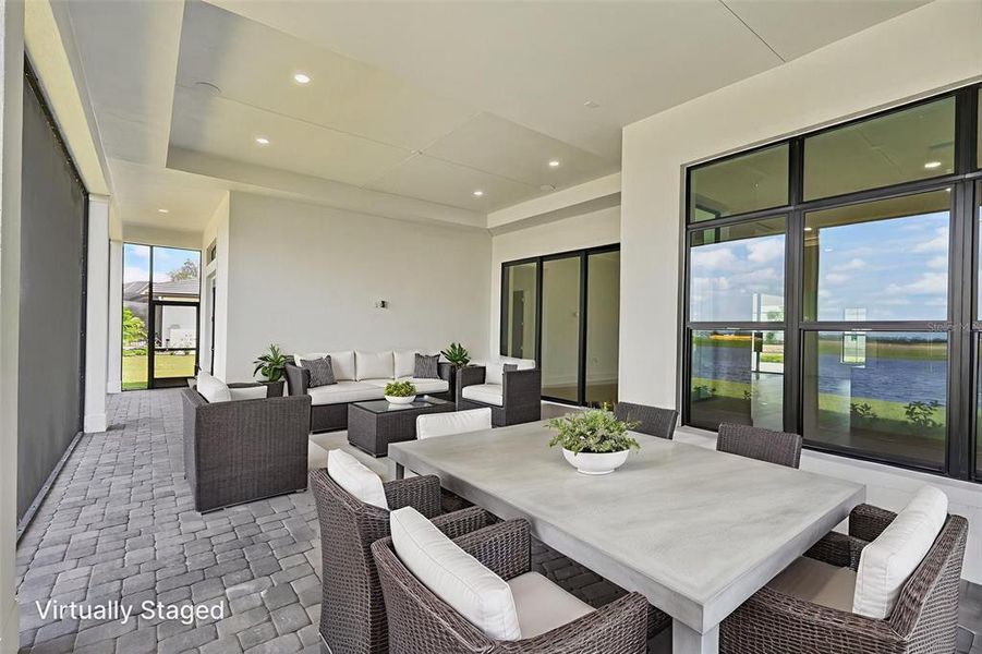 Furnished interior view inside a new home in , Sarasota (Image 51).