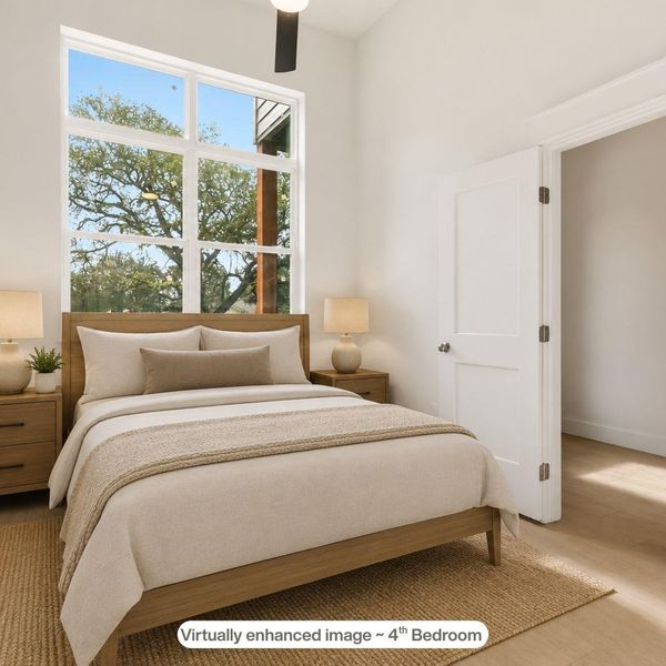 4th bedroom with virtual staging